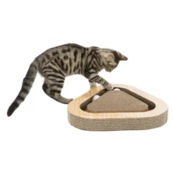 Trixie Plaque Griffoir Triangulaire, 36 Cm. Pour Chat. -Animaux Fournitures Magasin plaque griffoir triangulaire 36 cm pour chat trixie tr 48009 2