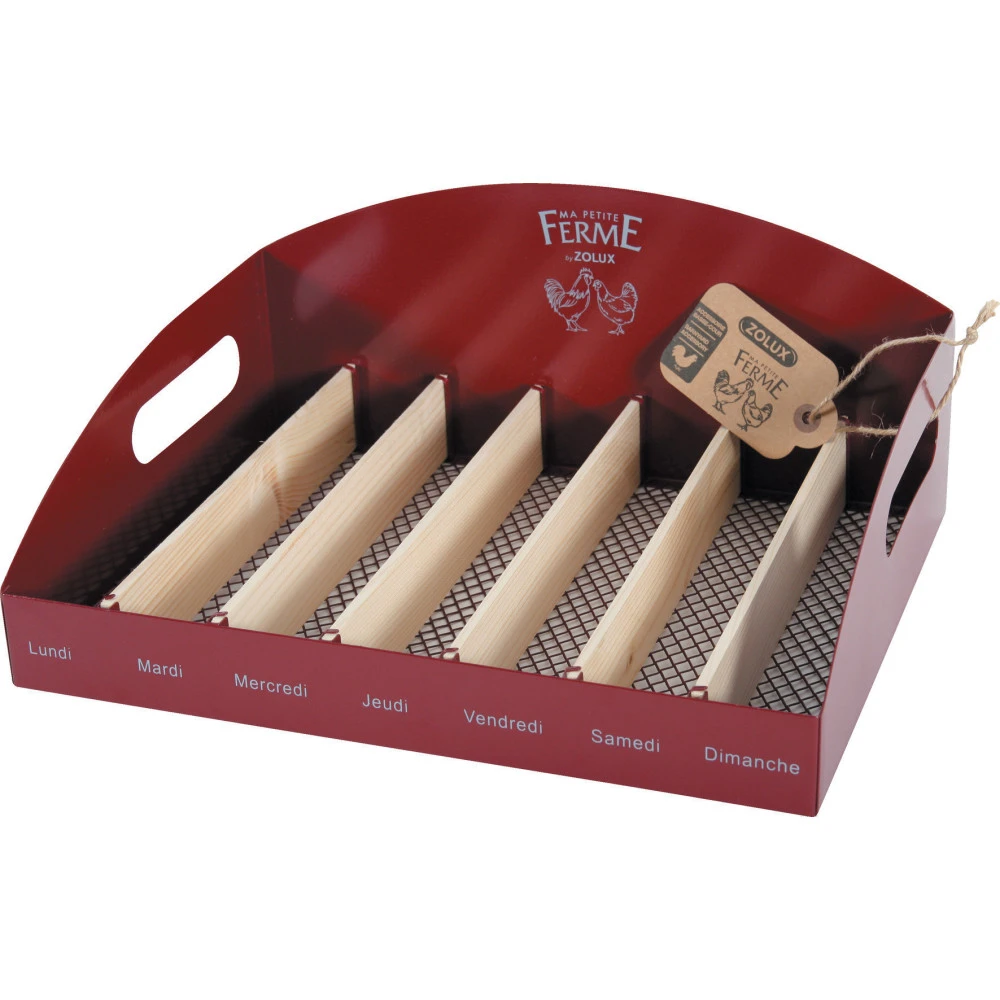 Range œufs En Métal Grenat 34.5 X 26 X 14.5 Cm Basse Cour 2 Range œufs En Métal Grenat 34.5 X 26 X 14.5 Cm Basse Cour – Image 2