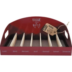 Range œufs En Métal Grenat 34.5 X 26 X 14.5 Cm Basse Cour