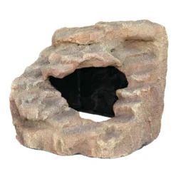 Trixie Rocher D'angle Avec Grotte Et Plateforme 21 X 20 X 18 Cm Pour Reptiles