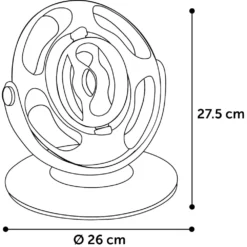 Flamingo Roue En Rotation Dita ø 26 X 27.5 Cm. Jouet Chat -Animaux Fournitures Magasin roue en rotation dita o 26 x 275 cm jouet chat flamingo fl 561211 3