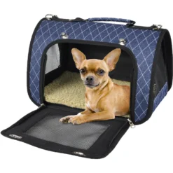 Sac De Transport Audrey, 36 X 21 X 23 Cm, Pour Petit Chat Ou Chien. -Animaux Fournitures Magasin sac de transport audrey 36 x 21 x 23 cm pour petit chat ou chien animallparadise ap fl 518126 1