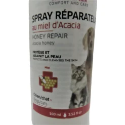 Spray Réparateur Miel D'acacia 100 Ml, Pour Chats Et Chiens -Animaux Fournitures Magasin spray reparateur miel dacacia 100 ml pour chats et chiens animallparadise ap fr 175413 2