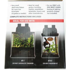 Zoo Med Support De Lampe Double Nano LF-36E Combo Dome 80 W Max Total Pour Terrarium -Animaux Fournitures Magasin support de lampe double nano lf 36e combo dome 80 w max total pour terrarium zoo med zo 387051 4