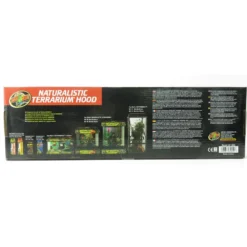Zoo Med Support De Lampe Double Naturalistic Terrarium Hood 2x60 W Max LF-55E -Animaux Fournitures Magasin support de lampe double naturalistic terrarium hood 2x60 w max lf 55e zoo med zo 387108 6