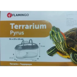 Terrarium Pyrus Pour Tortues 31 X 23 X 15 Cm Pour Amphibien -Animaux Fournitures Magasin terrarium pyrus pour tortues 31 x 23 x 15 cm pour amphibien flamingo pet products fl 405578 3