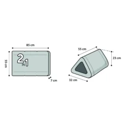 Tunnel 32 X 55 X 23 Cm Tunnel En Triangle Snoozzy 2 En 1 Pour Chat -Animaux Fournitures Magasin tunnel 32 x 55 x 23 cm tunnel en triangle snoozzy 2 en 1 pour chat animallparadise ap fl 560892 6