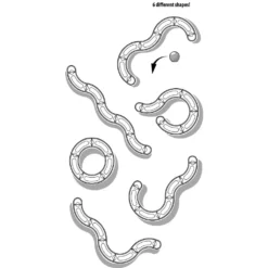 Tunnel MOGGY Jeu Pour Chat ø 38.5 Cm X 7 Cm X 7.7 Cm. Rose. -Animaux Fournitures Magasin tunnel moggy jeu pour chat o 385 cm x 7 cm x 77 cm rose flamingo pet products fl 560848 4